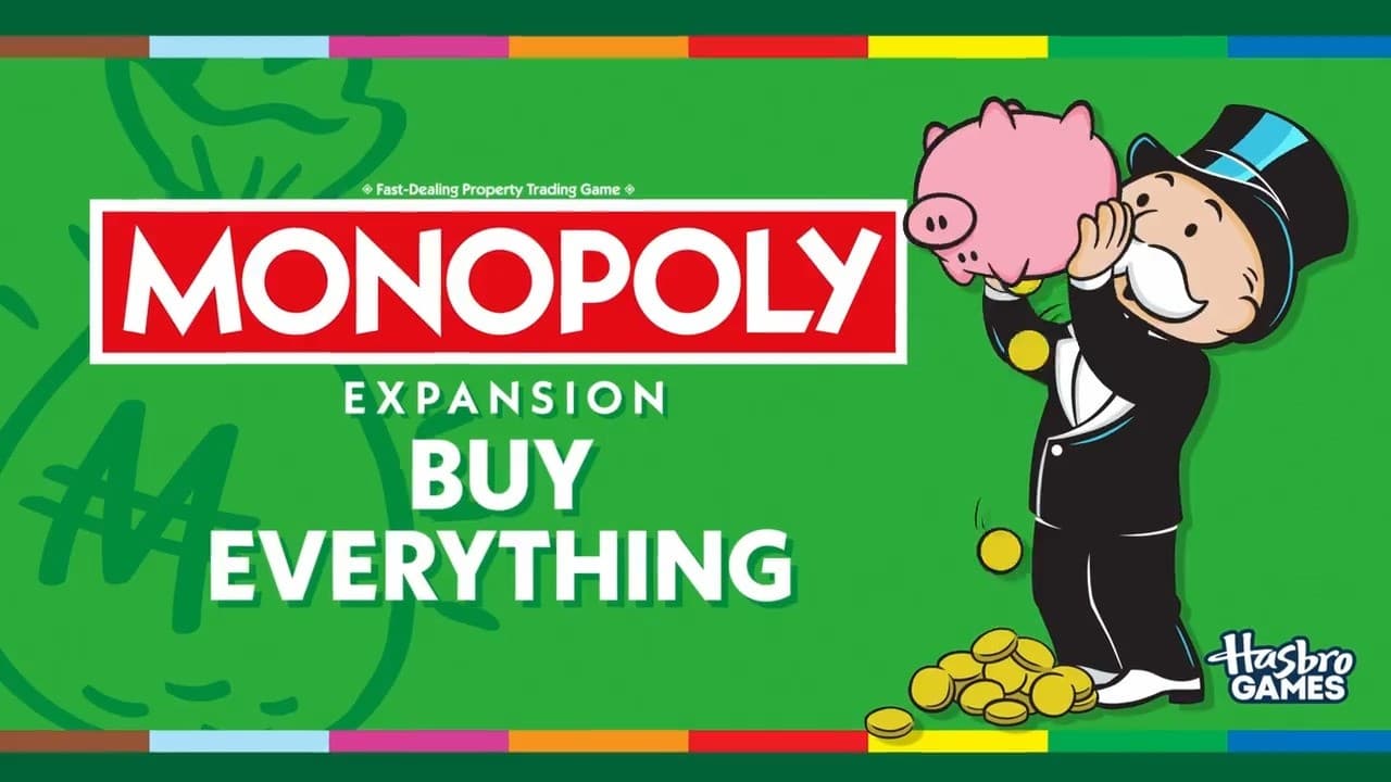 G0720 MONOPOLY EXPANSION - BUY EVERYTHING HOW TO PLAY VIDEO video thumbnail